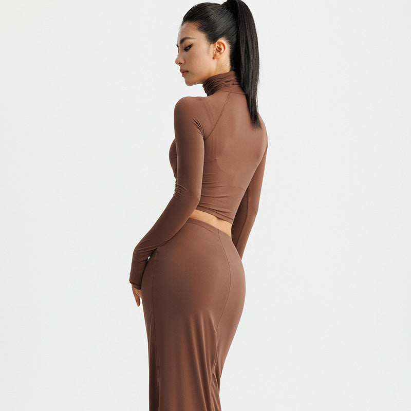 Skims Style SculptFit Turtleneck Top