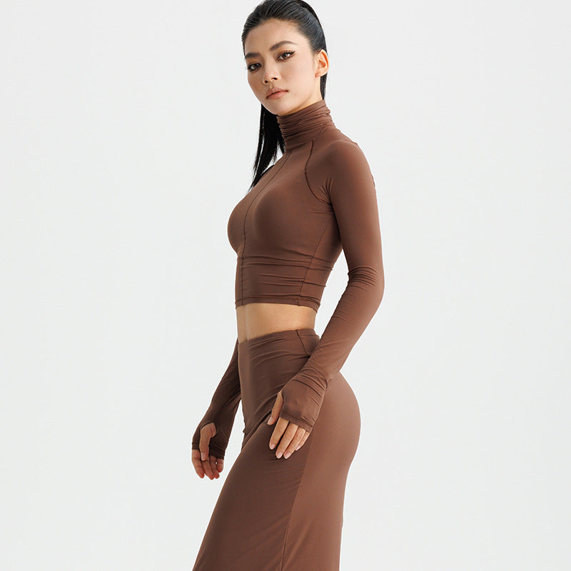 Skims Style SculptFit Turtleneck Top