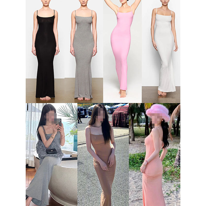 Skims Style Sculpted Siren Fishtail Dress